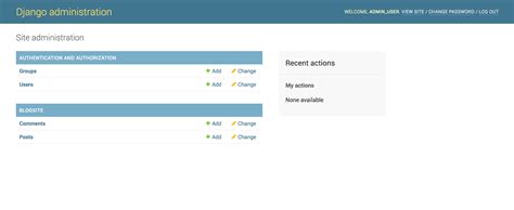 How To Enable and Connect the Django Admin Interface.